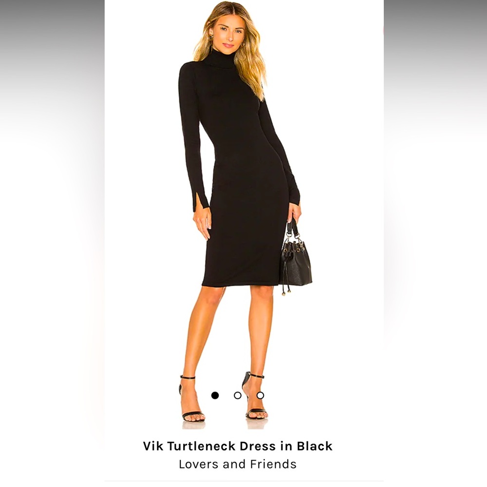 Vik Turtleneck Dress in Black
Lovers and Friends- NWT- Small